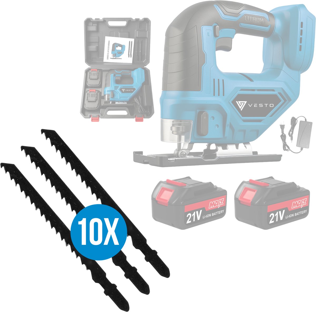 Vesto® Navullingset voor Decoupeerzaag