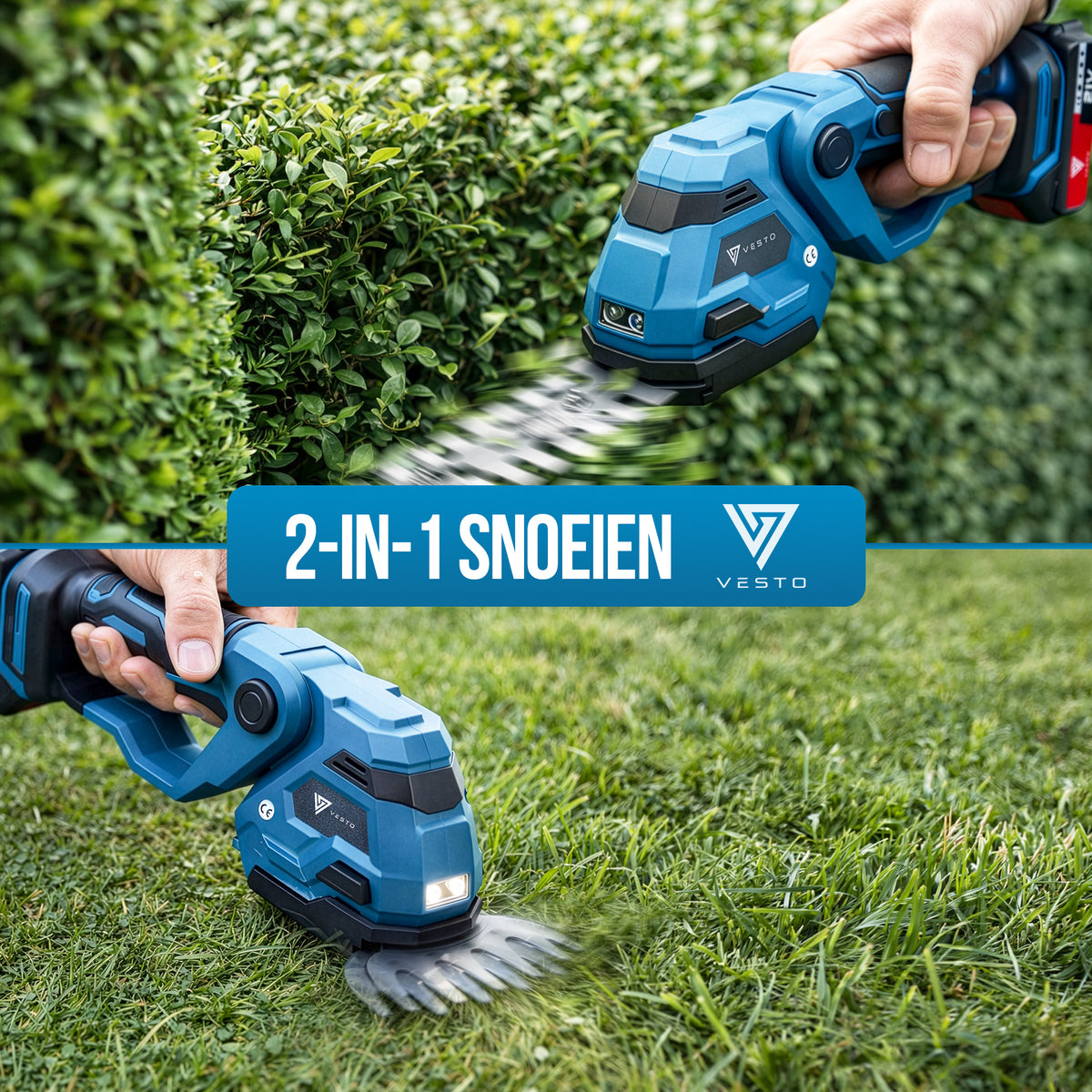 Vesto® Accu Heggenschaar met Hoekverstelling