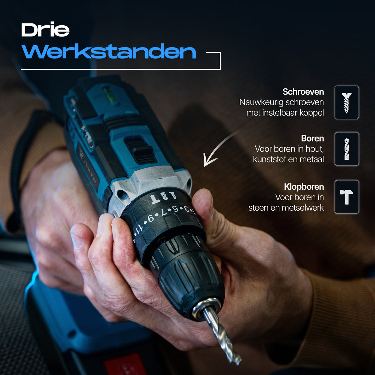 Vesto® PowerDrive Accuboormachine