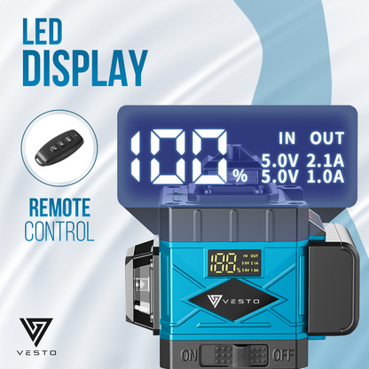 Vesto® 4D Kruislijnlaser inclusief statief