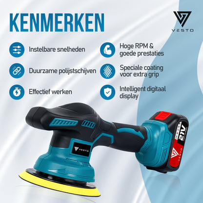 Vesto® Draadloze Polijstmachine
