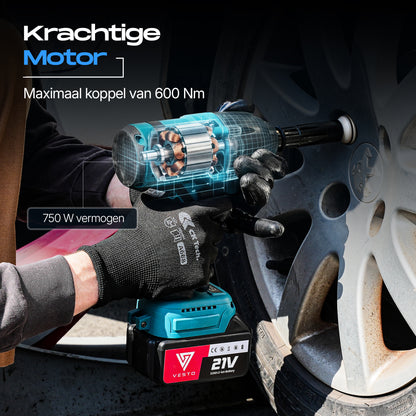 Vesto® Accu Slagmoersleutel 21V