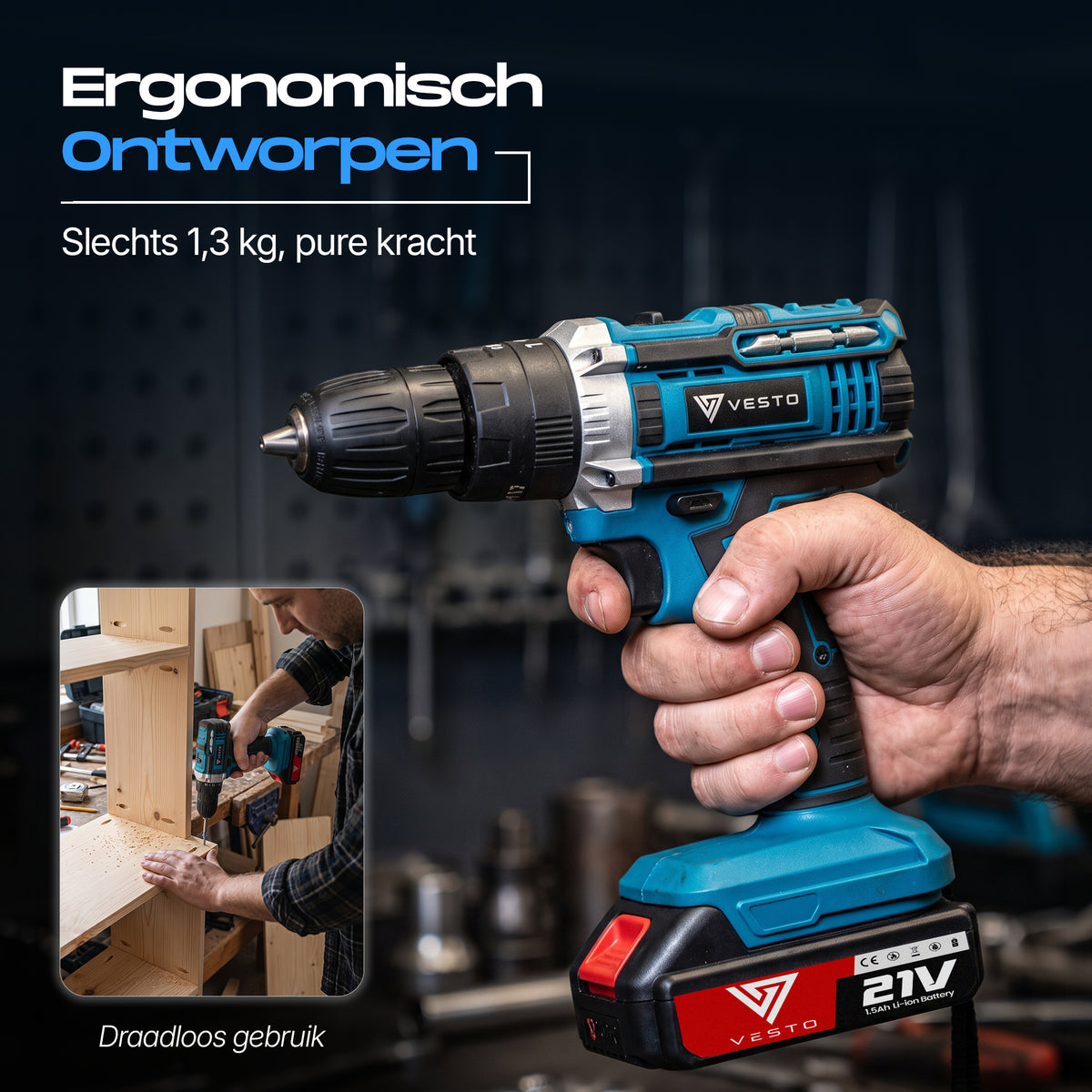Vesto® PowerDrive Accuboormachine