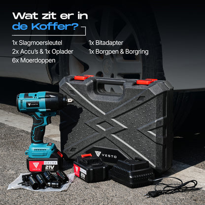 Vesto® Accu Slagmoersleutel 21V