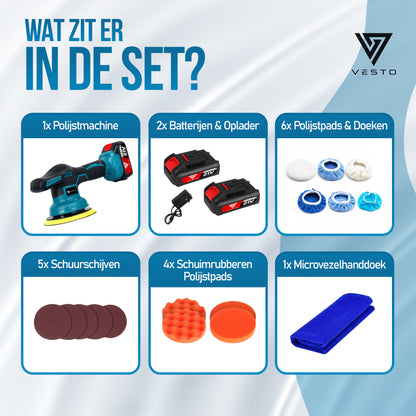 Vesto® Draadloze Polijstmachine