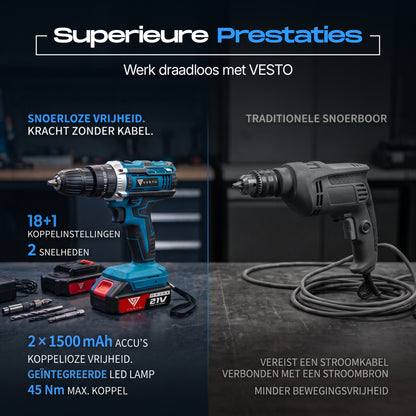 Vesto® PowerDrive Accuboormachine