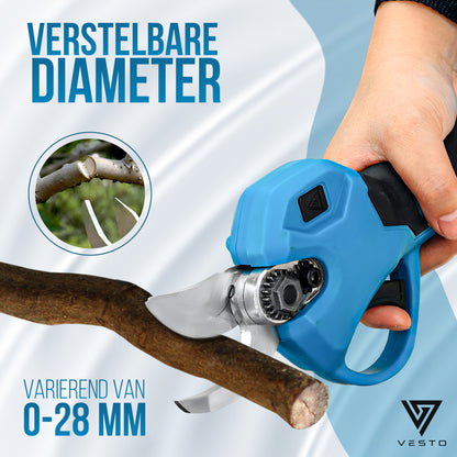 Vesto® Elektrische Snoeischaar met verlengsteel