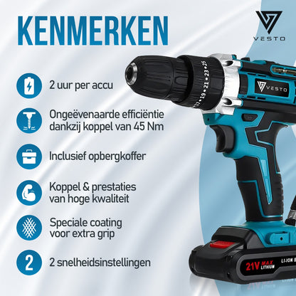 Vesto® PowerDrive Accuboormachine