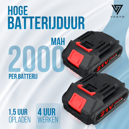Vesto® Elektrische Snoeischaar met verlengsteel