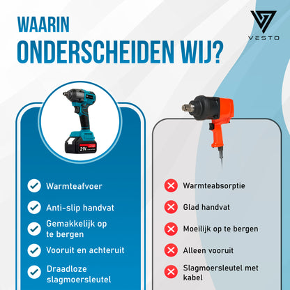 Vesto® Accu Slagmoersleutel 21V