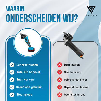 Vesto® Accu Haakse Slijper