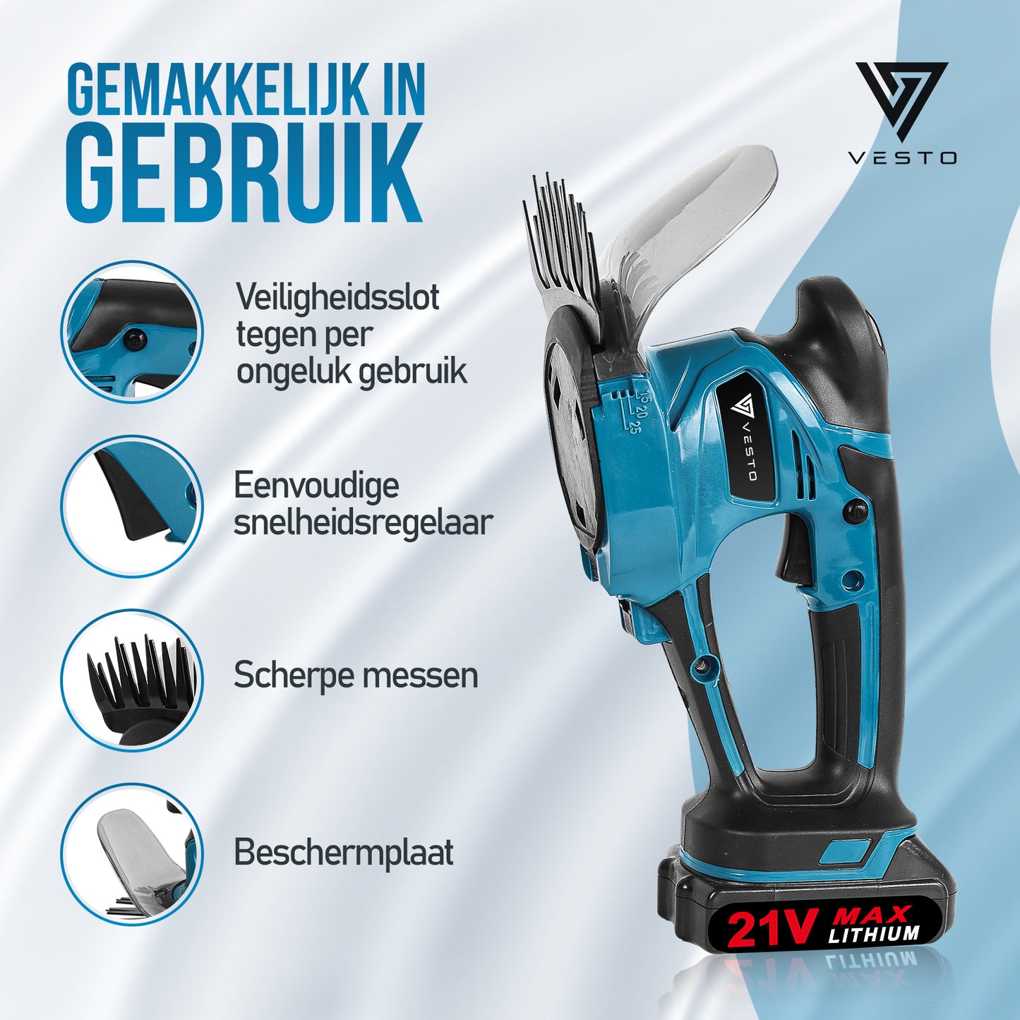 Vesto® Accu heggenschaar