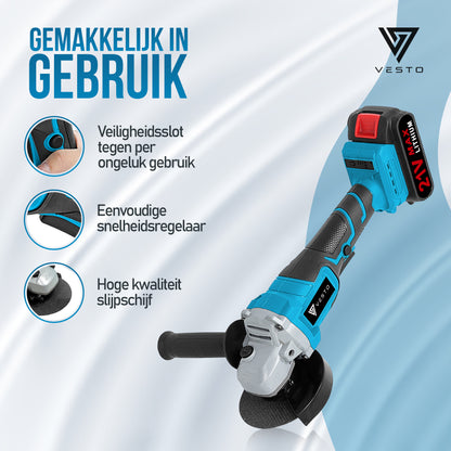 Vesto® Accu Haakse Slijper