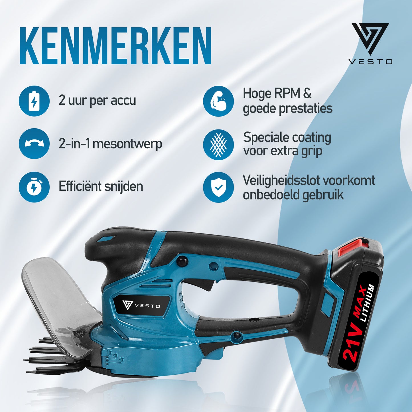Vesto® Accu heggenschaar