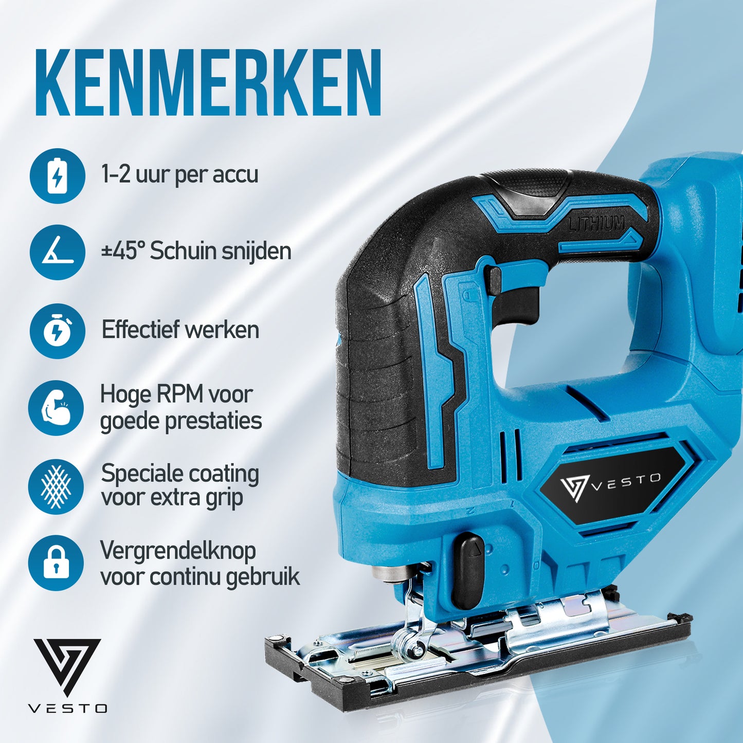 Vesto® Accu Decoupeerzaag