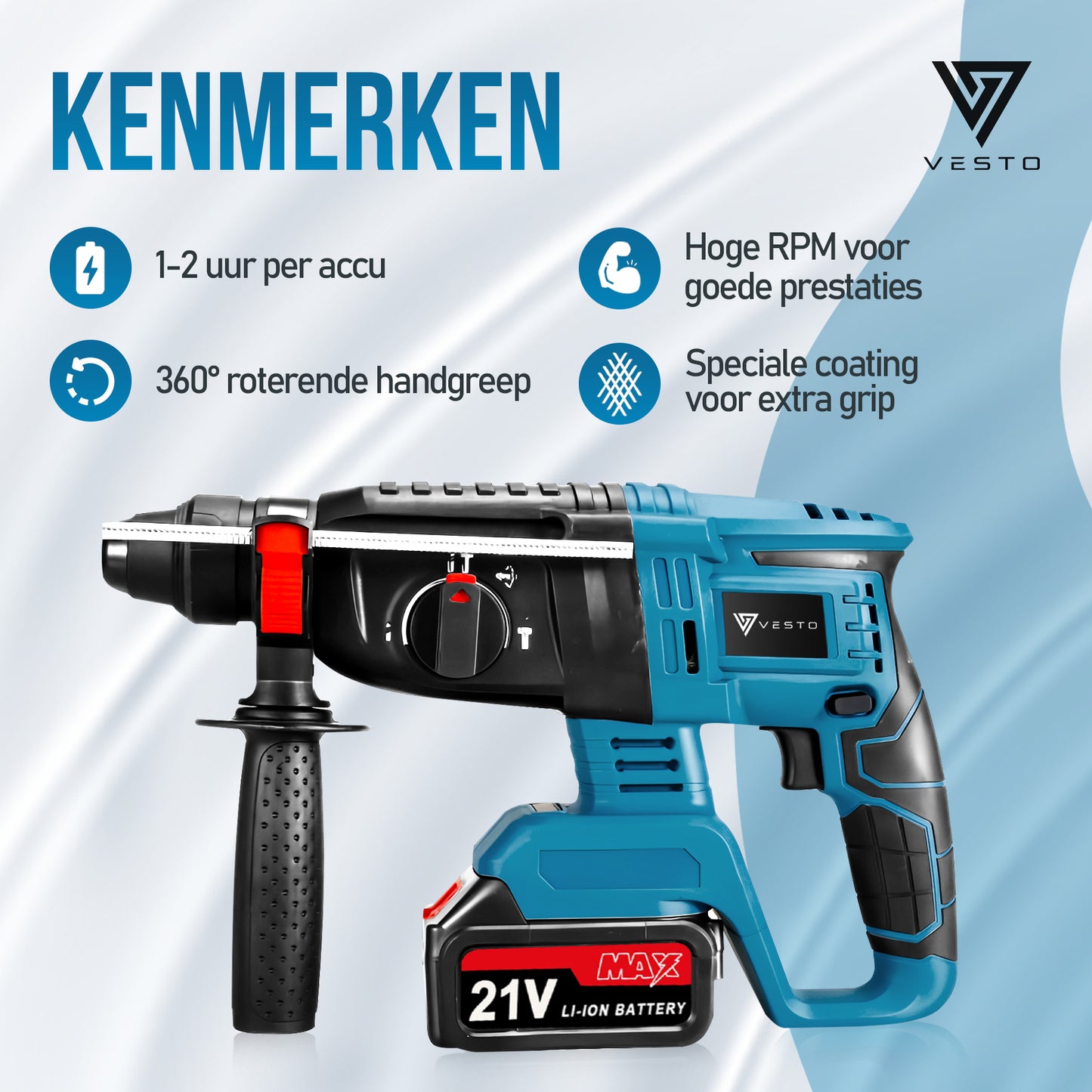 Vesto® Accu Boorhamer