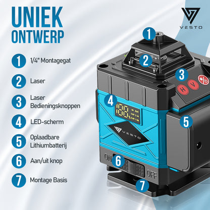 Vesto® 4D Kruislijnlaser