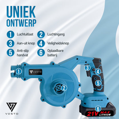 Vesto® Mini Bladblazer op Accu
