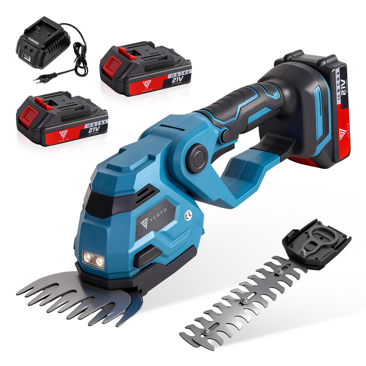 Vesto® Accu Heggenschaar met Hoekverstelling