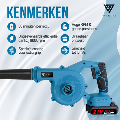 Vesto® Mini Bladblazer op Accu