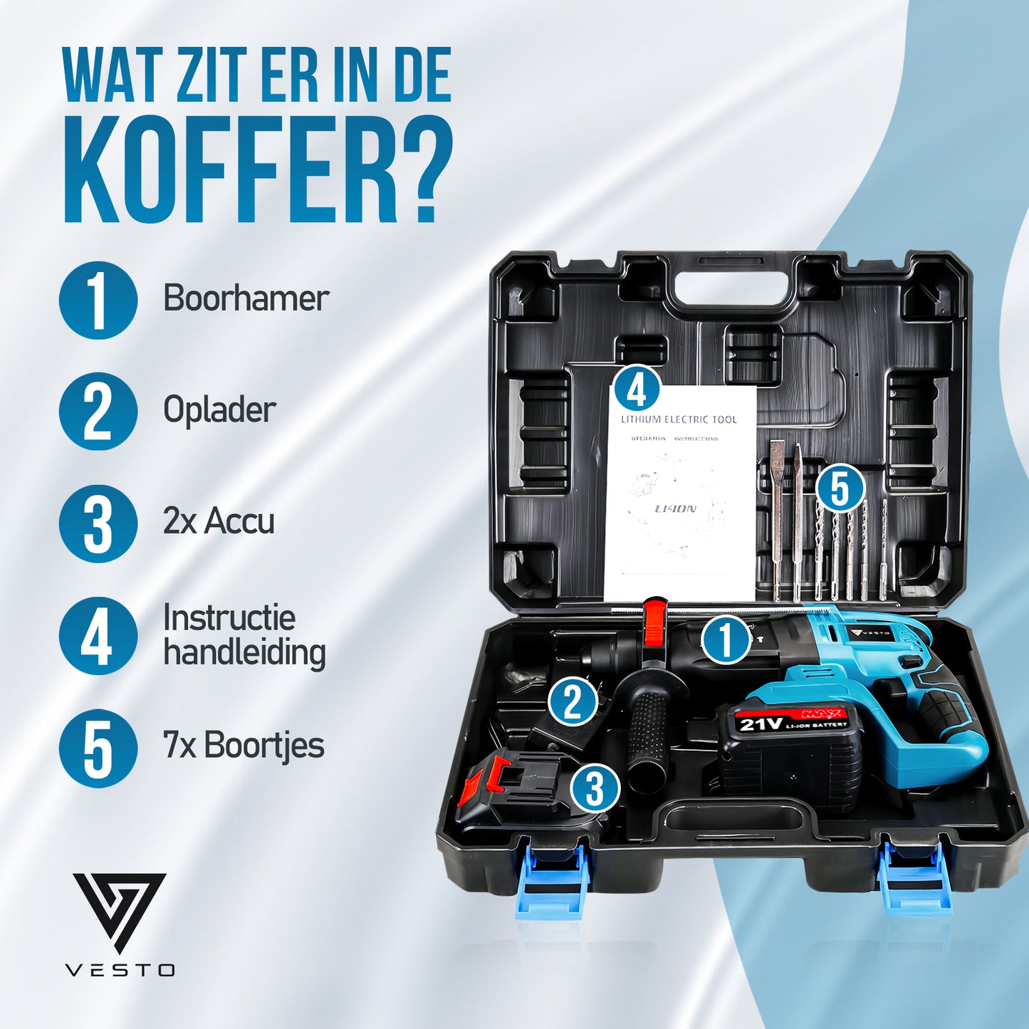 Vesto® Accu Boorhamer