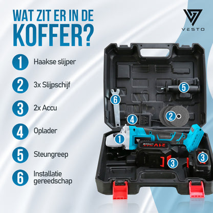 Vesto® Accu Haakse Slijper