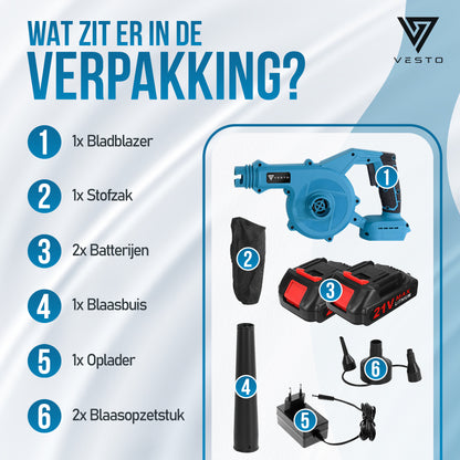 Vesto® Mini Bladblazer op Accu